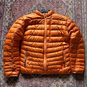 Outdoor Research Men's Bright Orange Puffer Jacket